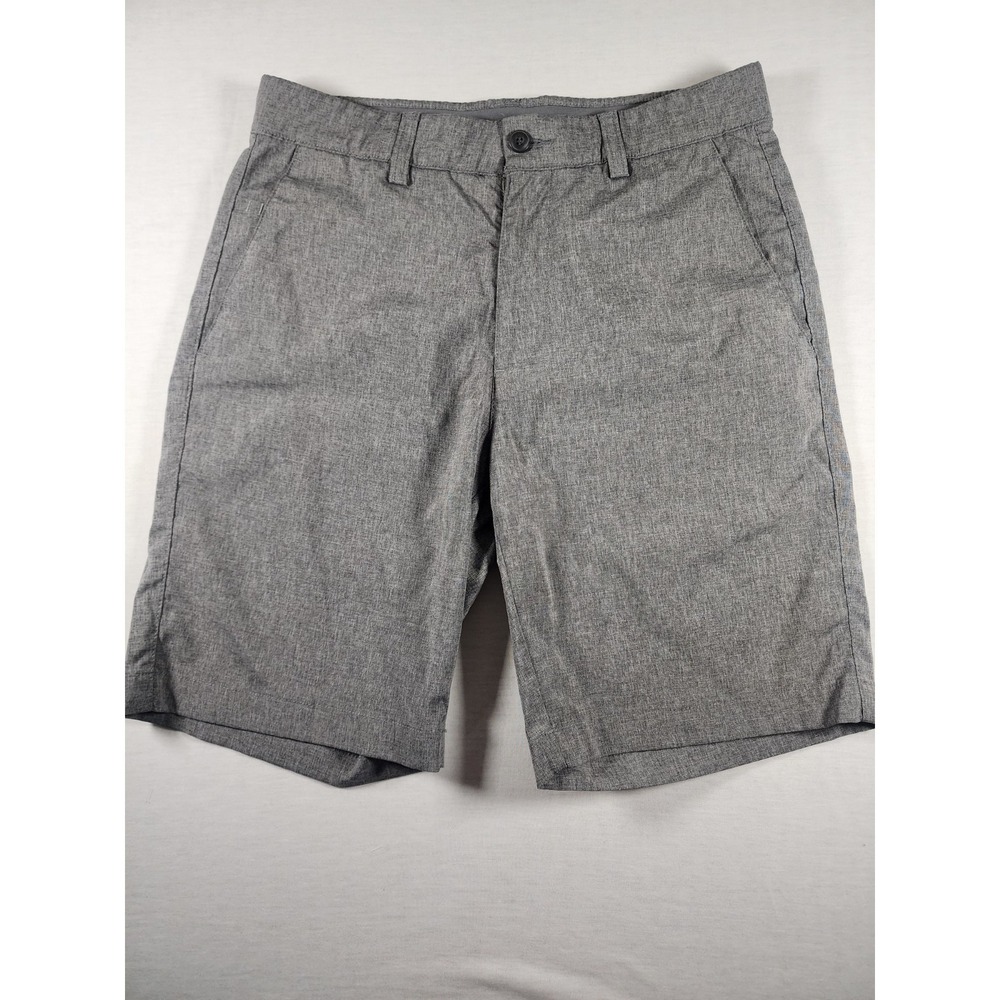 PGA TOUR Flat Front Active Waistband Golf Short Men's Size 30 Stretch Stone Gray